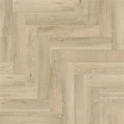 Pavimentazione SPC a spina di pesce beige chiaro